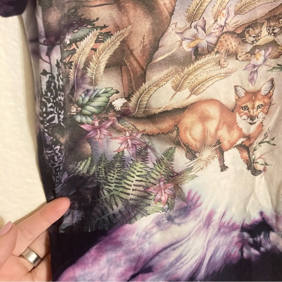 Chapman Graphics vintage tie dye forest animal tee - Picture 8 of 13